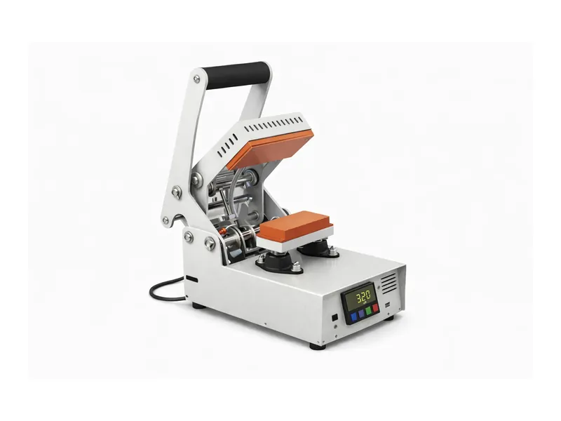 Manual clamshell heat seal machine