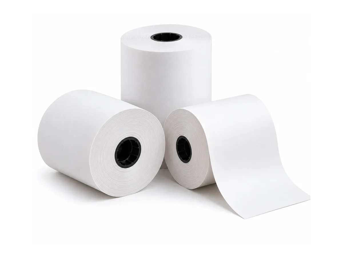 Thermal paper receipt rolls