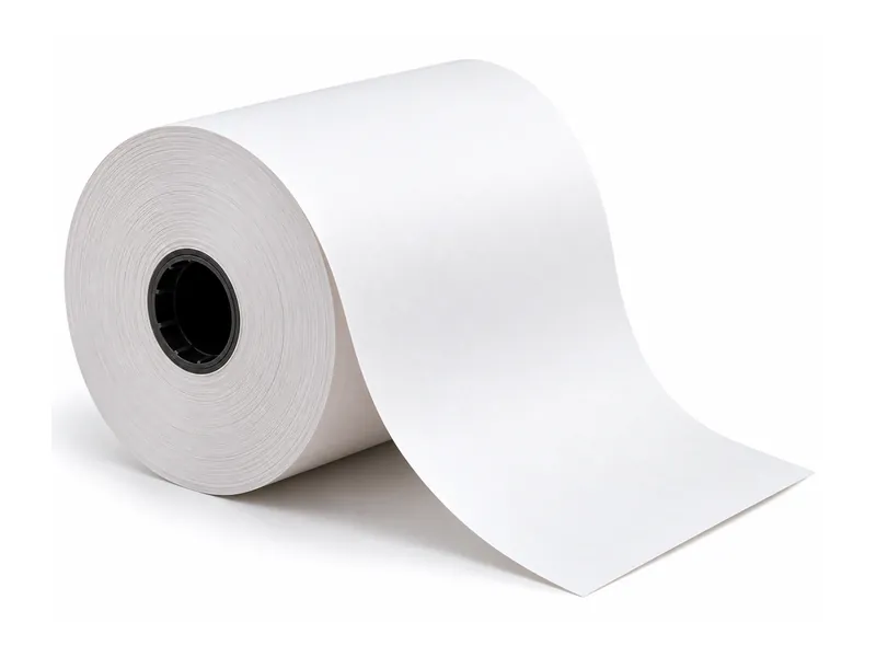Blank thermal receipt paper roll